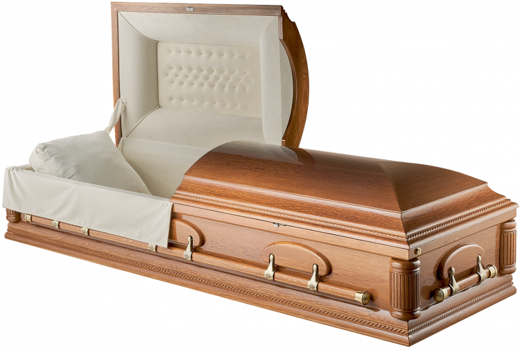 Гроб Люкс дуб