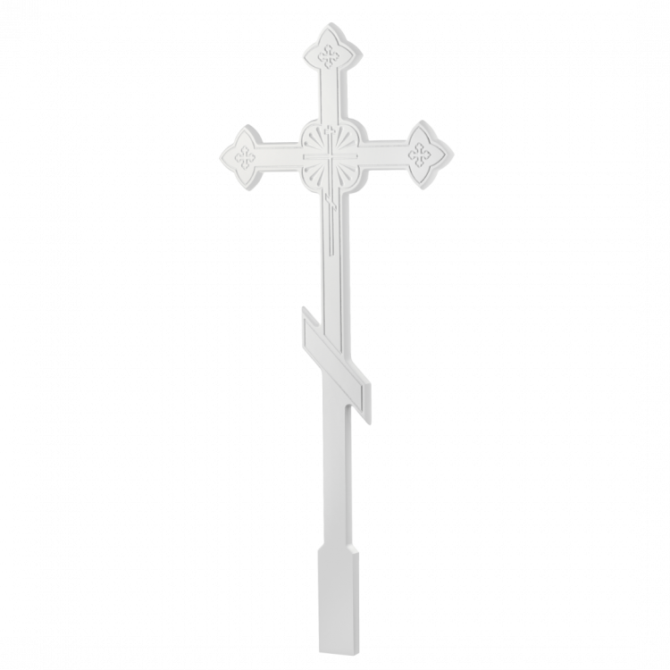 Гроб Крест белый