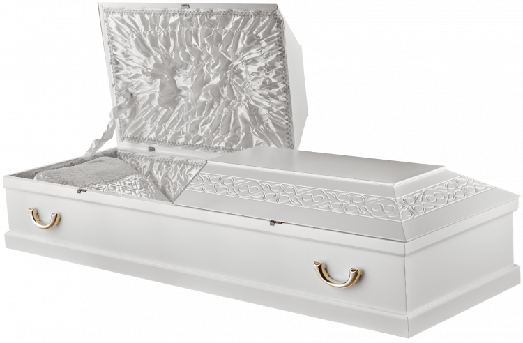 Гроб Фобос белый